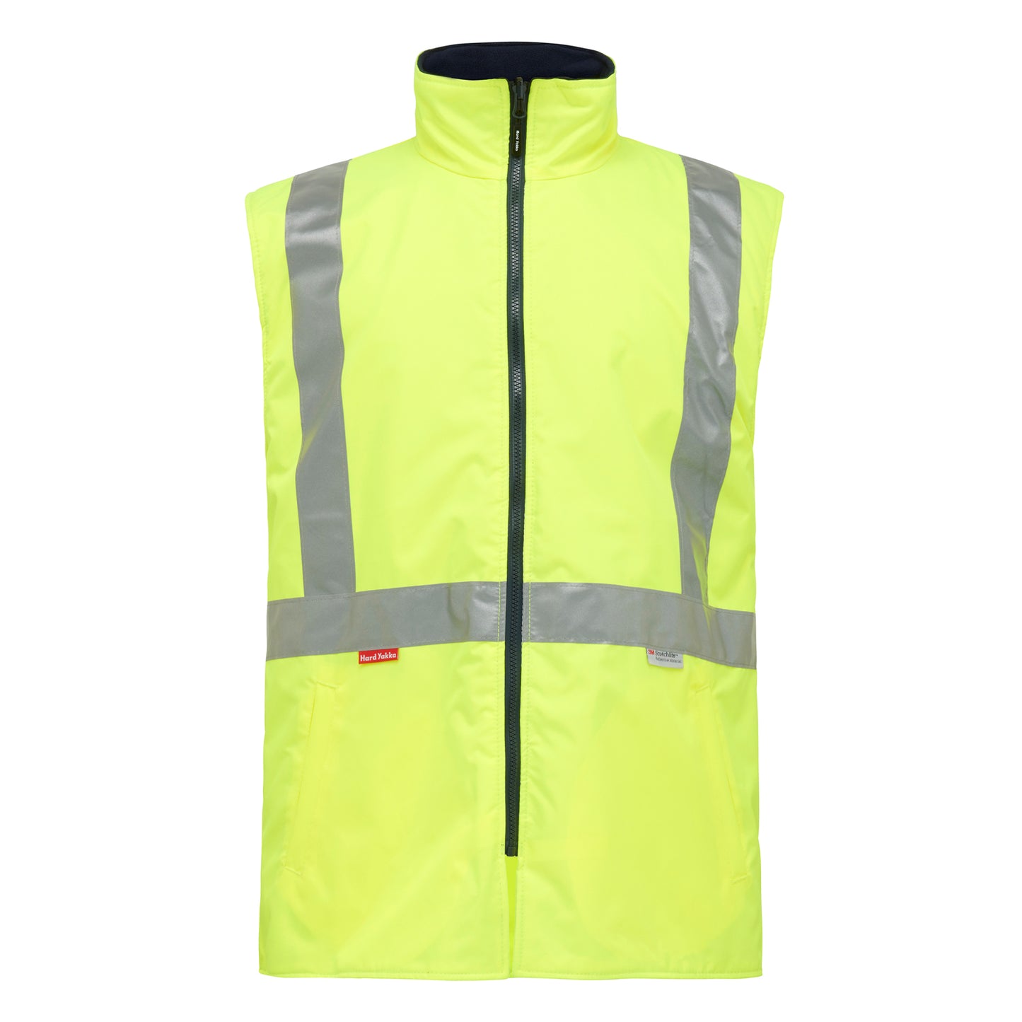 Hard Yakka Y06057 Hi-Vis 4-In-1 Taped Wet Weather Jacket