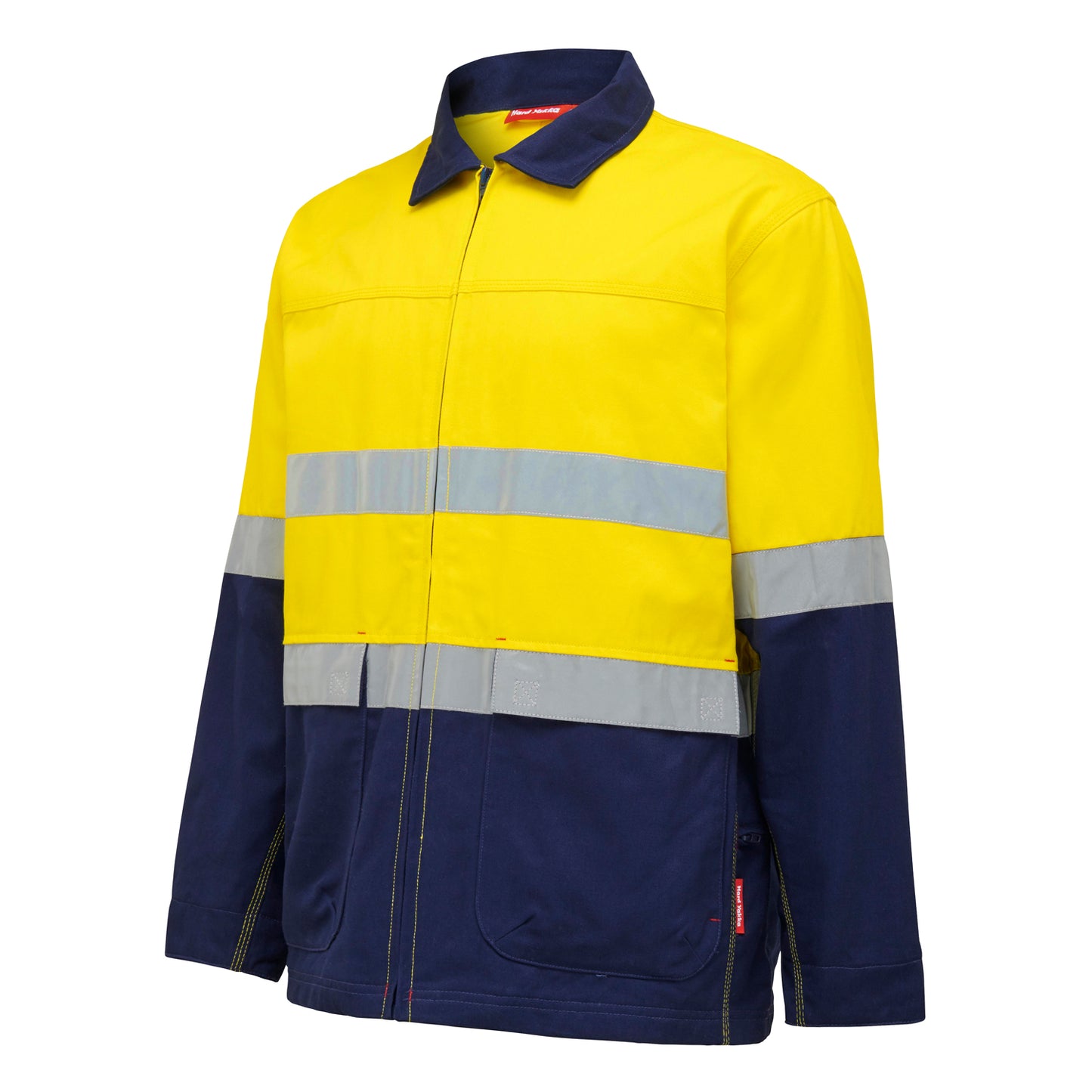 Hard Yakka Y06545 Core Hi-Vis 2 Tone Cotton Drill Taped Jacket