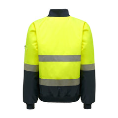 Hard Yakka Y06675 Core Hi-Vis 2 Tone Taped Waterproof Bomber Jacket
