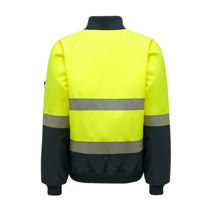Hard Yakka Y06675 Core Hi-Vis 2 Tone Taped Waterproof Bomber Jacket