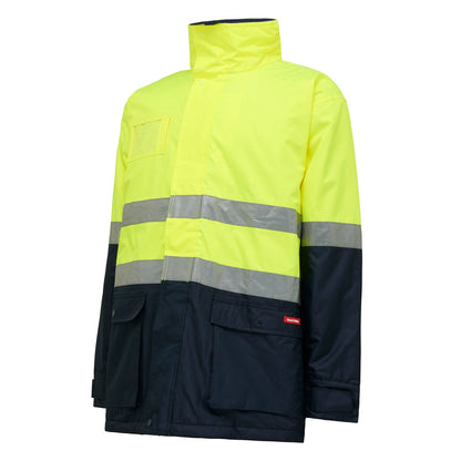 Hard Yakka Y06685 Core Hi-Vis 2 Tone Taped Quilted Waterproof Jacket