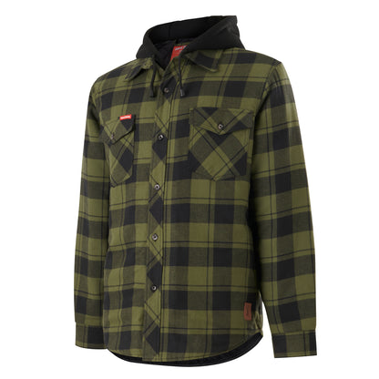Hard Yakka Y06690 Quilted Flannel Hooded Shacket