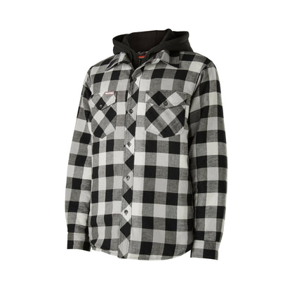 Hard Yakka Y06690 Quilted Flannel Hooded Shacket