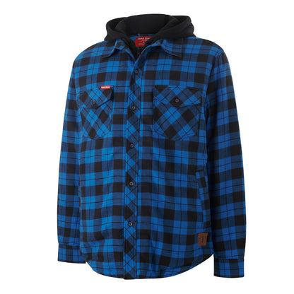 Hard Yakka Y06690 Quilted Flannel Hooded Shacket