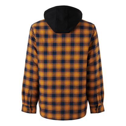 Hard Yakka Y06690 Quilted Flannel Hooded Shacket