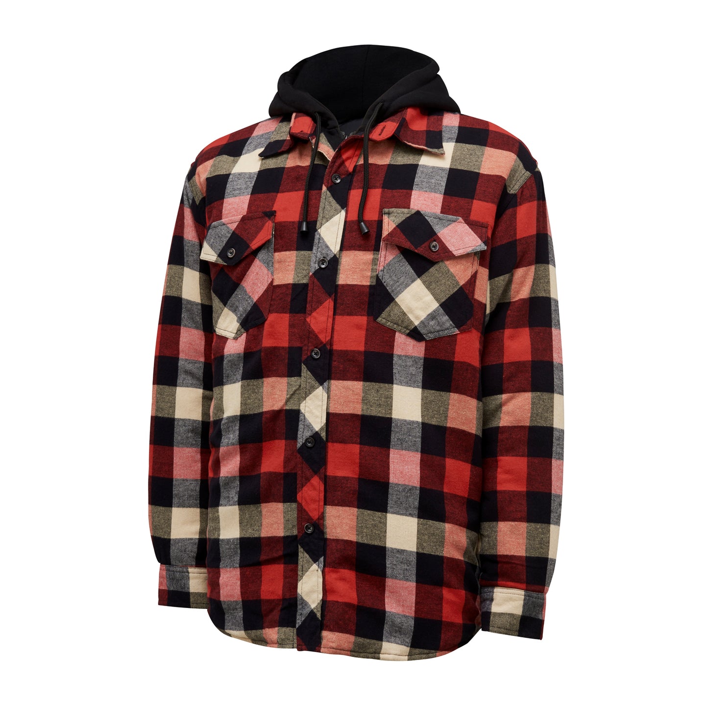 Hard Yakka Y06690 Quilted Flannel Hooded Shacket