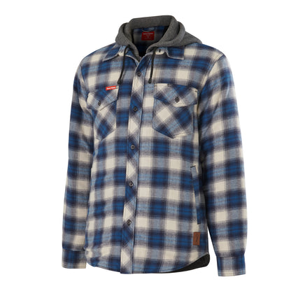 Hard Yakka Y06690 Quilted Flannel Hooded Shacket