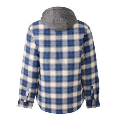 Hard Yakka Y06690 Quilted Flannel Hooded Shacket