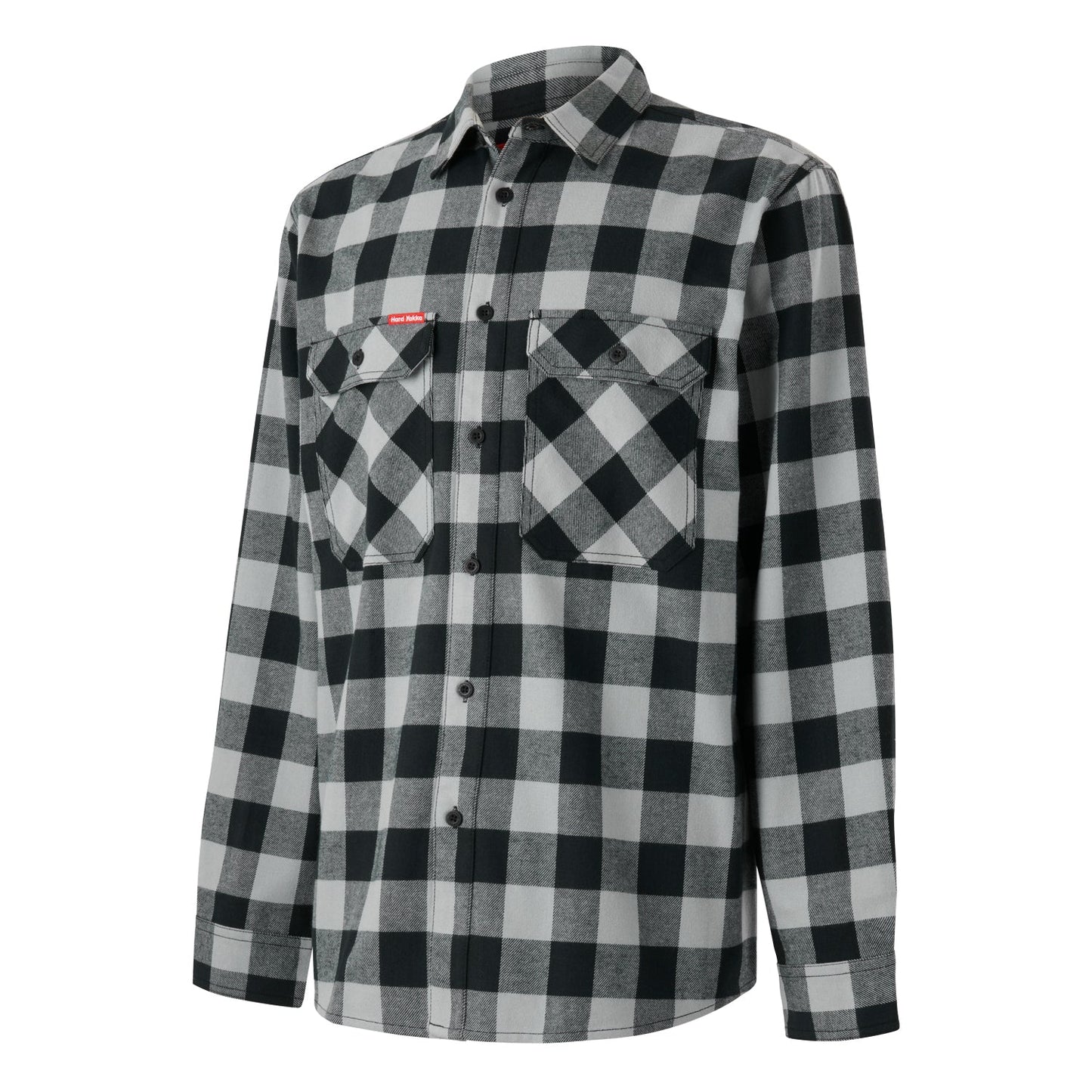 Hard Yakka Y07295 Long Sleeve Check Flannel Cotton Work Shirt