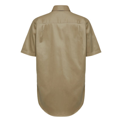 Hard Yakka Y07510 Short Sleeve Open Front Cotton Drill Work Shirt