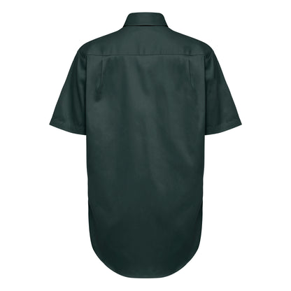 Hard Yakka Y07540 Short Sleeve Closed Front Cotton Drill Work Shirt