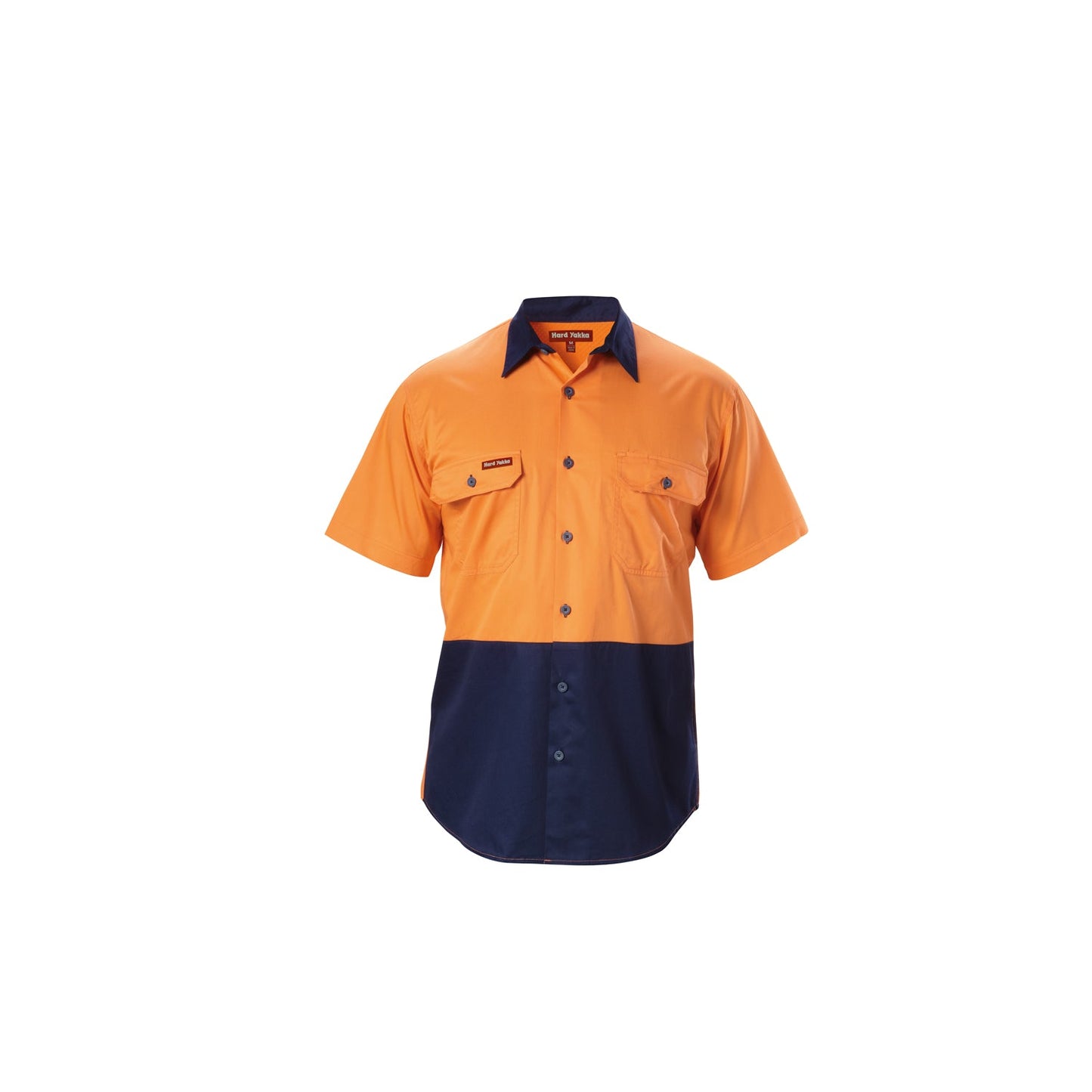 Hard Yakka Y07559 Core Hi-Vis 2 Tone Vented Short Sleeve Shirt