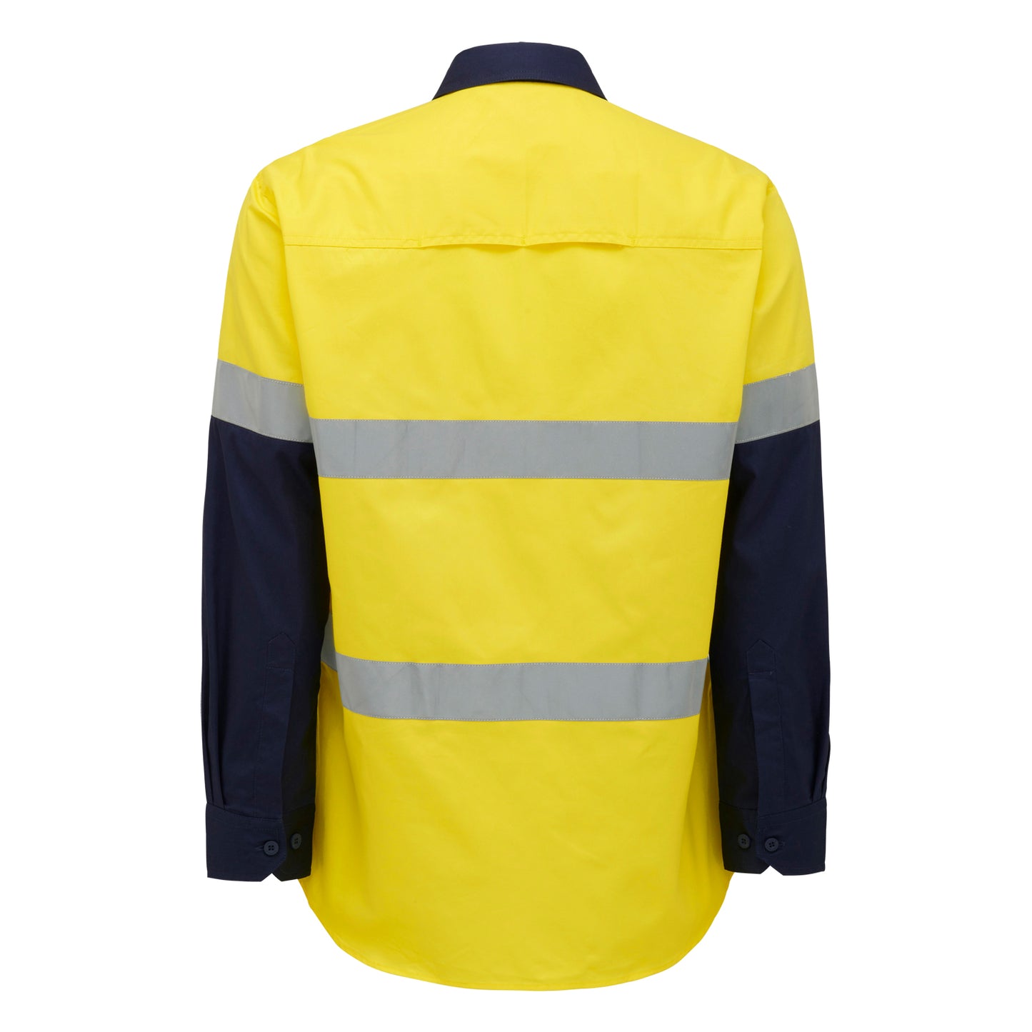 Hard Yakka Y07978 Core Hi-Vis 2 Tone Vented Taped Long Sleeve Cotton Shirt