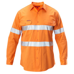 Hard Yakka Y07996 Core Hi-Vis Taped Vented Cotton Twill Shirt