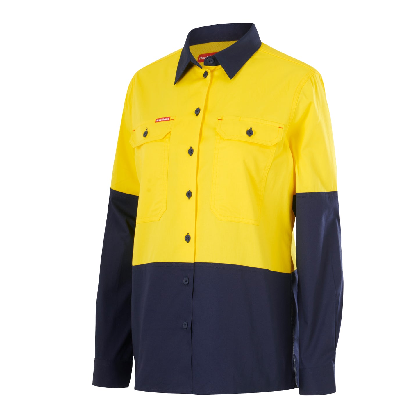 Hard Yakka Y08423 Womens Long Sleeve  Hi Vis 2 Tone Vented Shirt