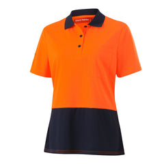 Hard Yakka Y08601 Womens  Short Sleeve Hi Vis Polo