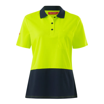 Hard Yakka Y08601 Womens  Short Sleeve Hi Vis Polo
