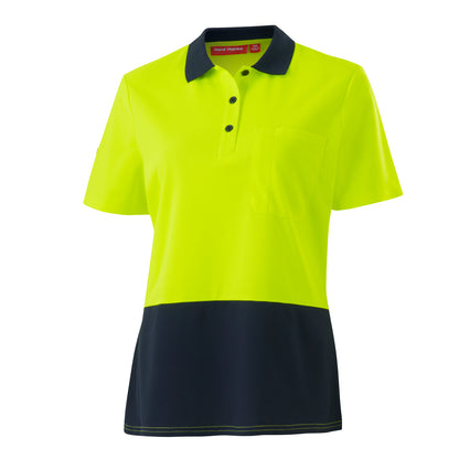 Hard Yakka Y08601 Womens  Short Sleeve Hi Vis Polo