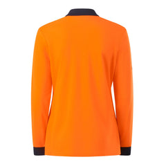 Hard Yakka Y08603 Womens Long Sleeve Hi Vis Polo