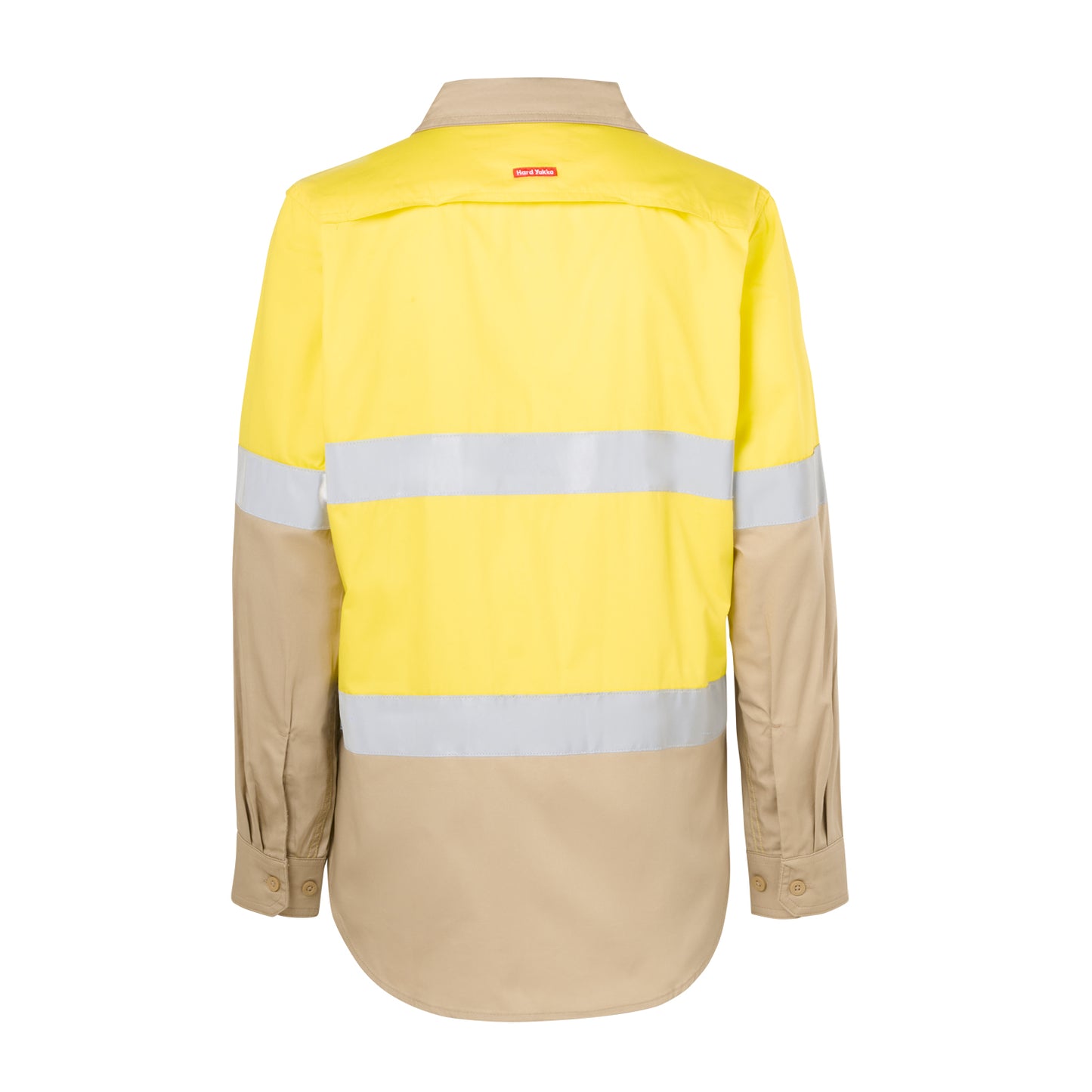 Hard Yakka Y08805 Women's Hi-Vis Lightweight 2 Tone Taped Long Sleeve Shirt