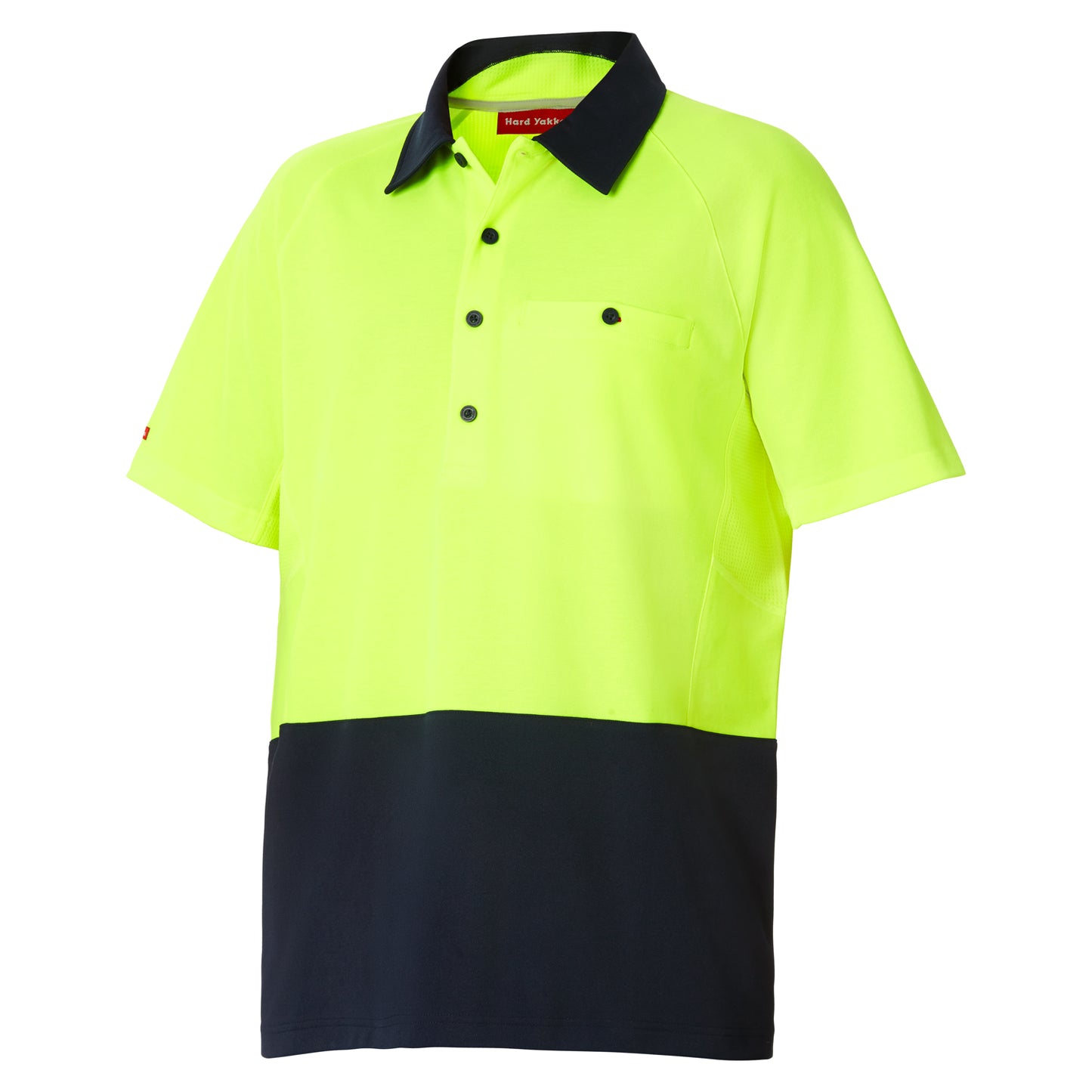 Hard Yakka Y11396 Core Hi-Vis 2 Tone Vented Short Sleeve Polo
