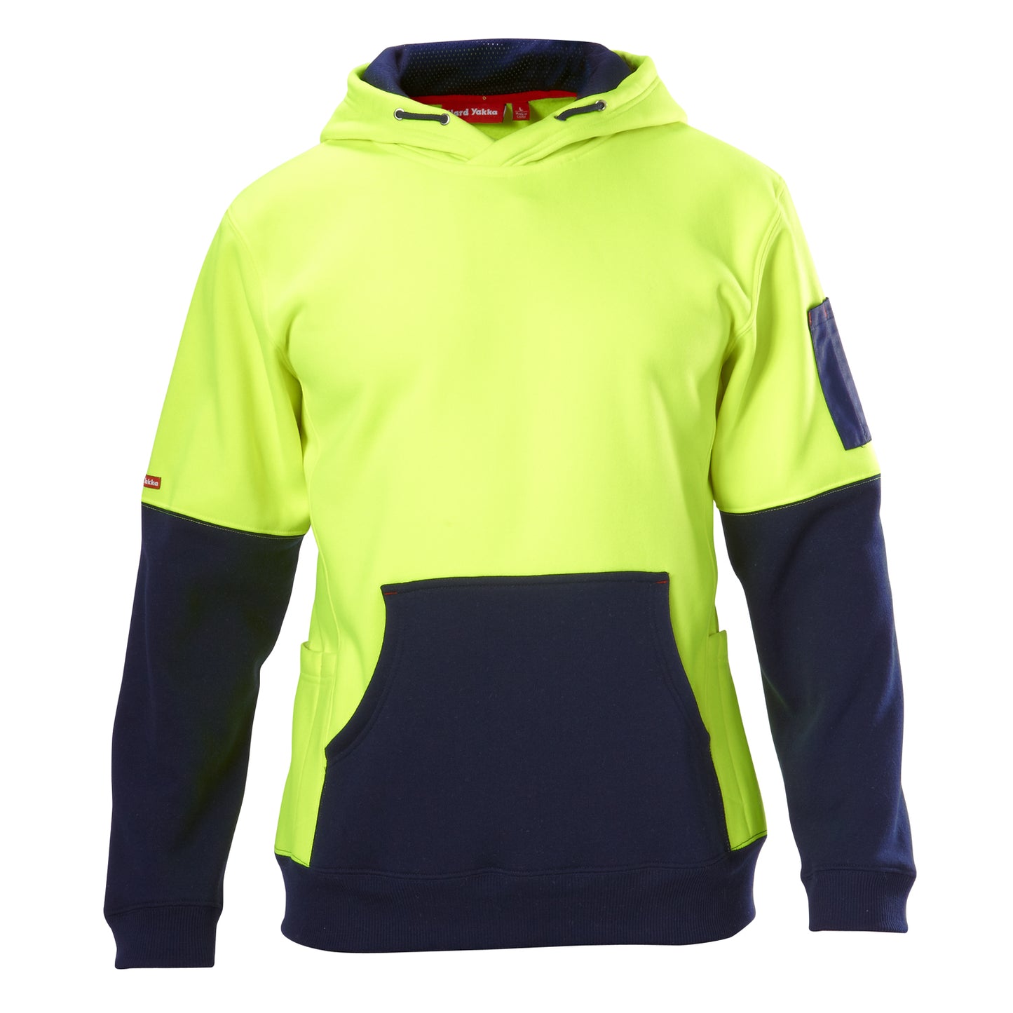 Hard Yakka Y19325 Hi-Vis 2 Tone Fleece Hoodie
