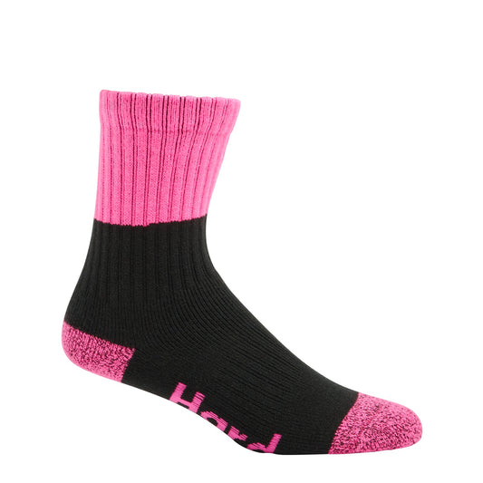 Hard Yakka Y20013 Women's Core Hi Vis Work Crew Sock - 3 Pack