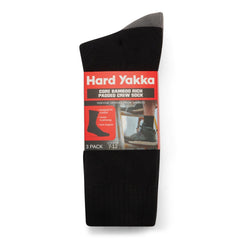 Hard Yakka Y20015 Core Bamboo Rich Padded Crew Sock - 3 Pack