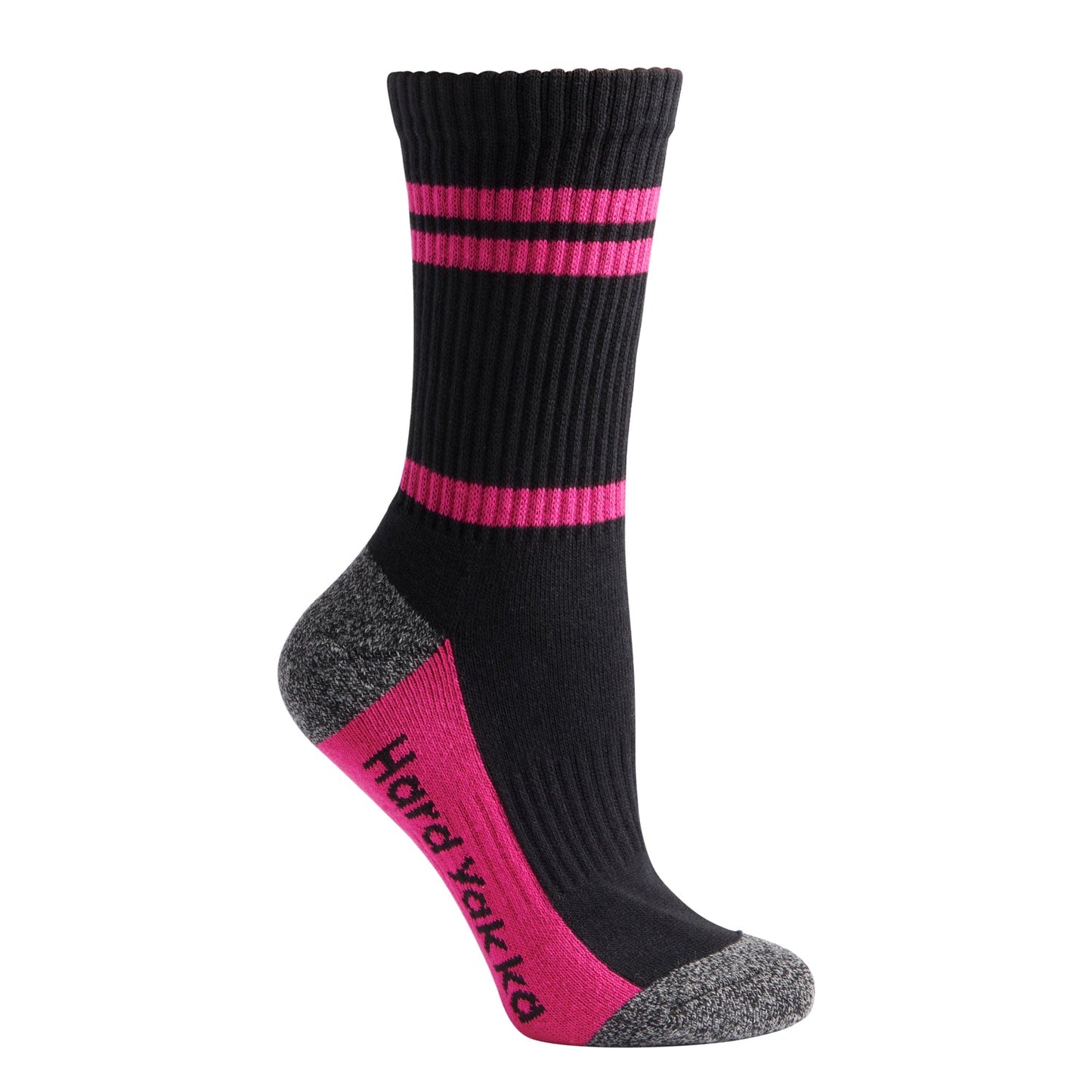 Hard Yakka Y20120 Women's Crew 3 Pack Work Sock