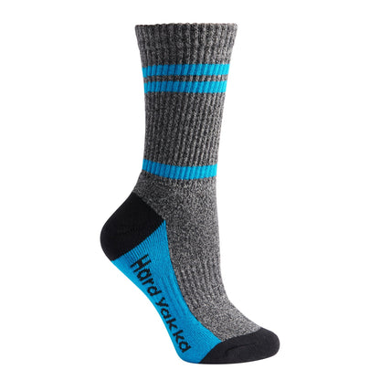 Hard Yakka Y20120 Women's Crew 3 Pack Work Sock