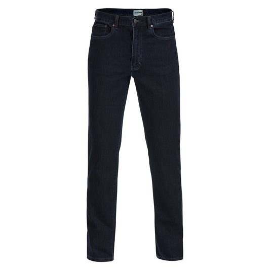 Hard Yakka Y43434 Mustang Regular Fit Stretch Work Jean - Blue/Black