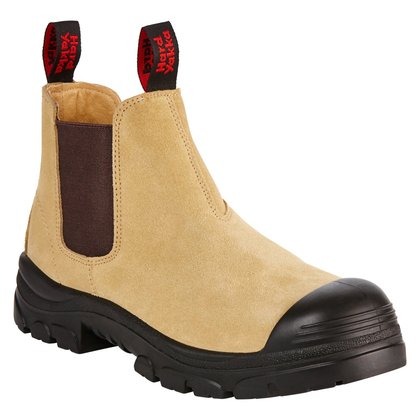 Hard Yakka Y60087 Grit Pull On Steel Toe Safety Boot - Sand