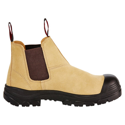 Hard Yakka Y60087 Grit Pull On Steel Toe Safety Boot - Sand