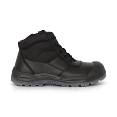 Hard Yakka Y60125 Utility Zip Sided Steel Toe Safety Boot - Black