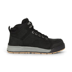 Hard Yakka Y60201 3056 Lace Up & Side Zip Steel Toe Safety Boot - Black