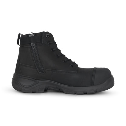 Hard Yakka Y60360 TOUGHMAXX 6Z Steel Toe Safety Boot - Black