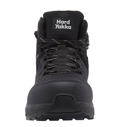 Hard Yakka Y60363 X Range Mid Composite Toe Safety Boot - Black