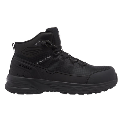 Hard Yakka Y60363 X Range Mid Composite Toe Safety Boot - Black