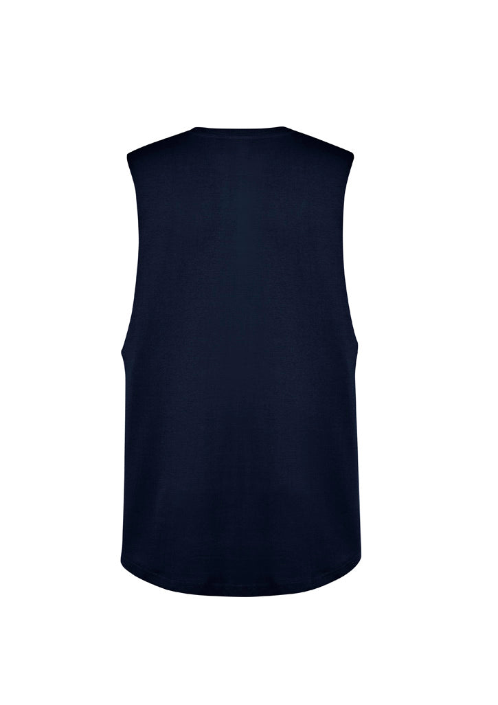 Syzmik Men's Streetworx Sleeveless Tee - Navy