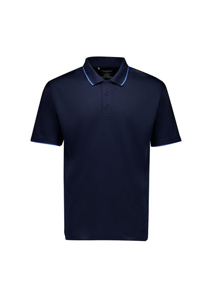 Syzmik Men's Spark Short Sleeve Polo - Navy/Blue