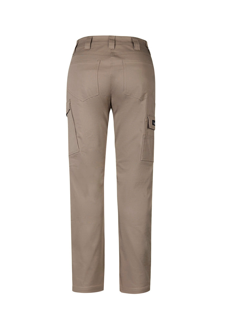Syzmik Women's Essential Basic Stretch Cargo Pant - Khaki