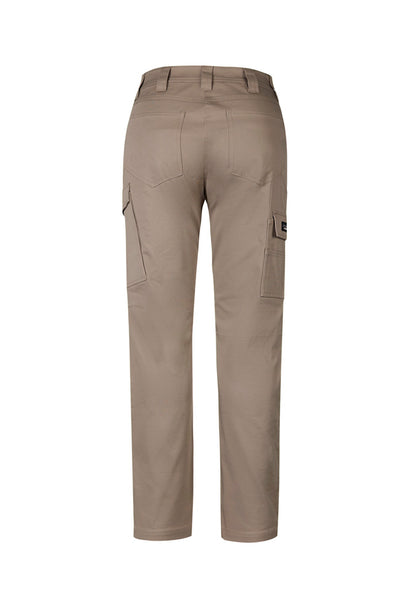 Syzmik Women's Essential Basic Stretch Cargo Pant - Khaki