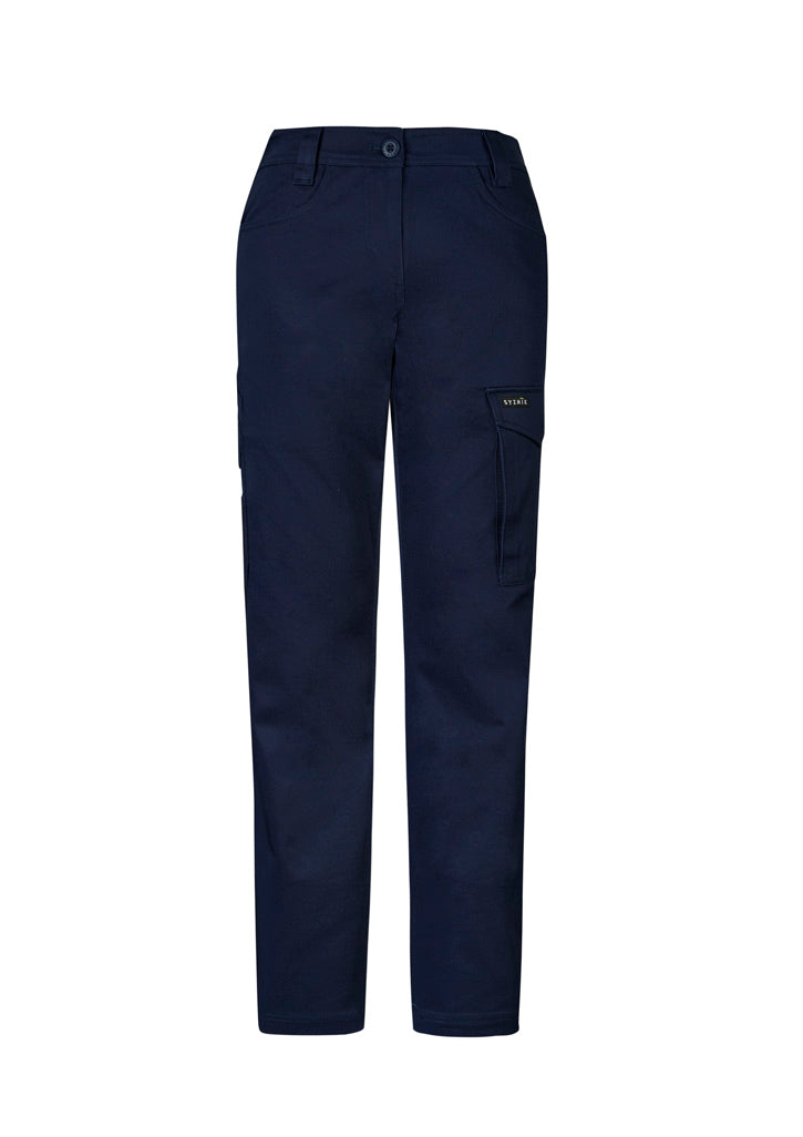 Syzmik Women's Essential Basic Stretch Cargo Pant - Navy