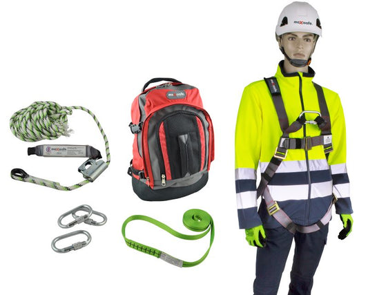Maxisafe ZRK903H Premium Roofers Kit with full body harness