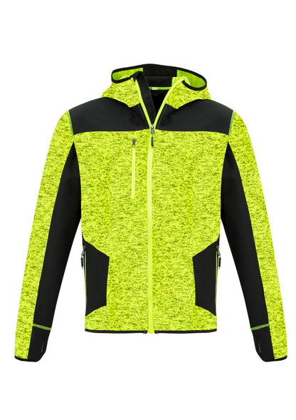 Syzmik Unisex Streetworx Reinforced Knit Hoodie - Fluoro Yellow