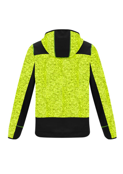 Syzmik Unisex Streetworx Reinforced Knit Hoodie - Fluoro Yellow