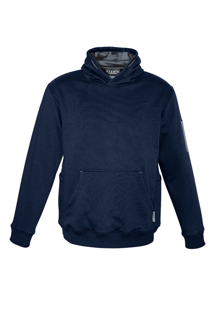 Syzmik Unisex Multi-Pocket Hoodie - Navy/Charcoal