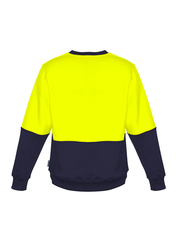 Syzmik Unisex Hi Vis Crew Sweatshirt - Yellow