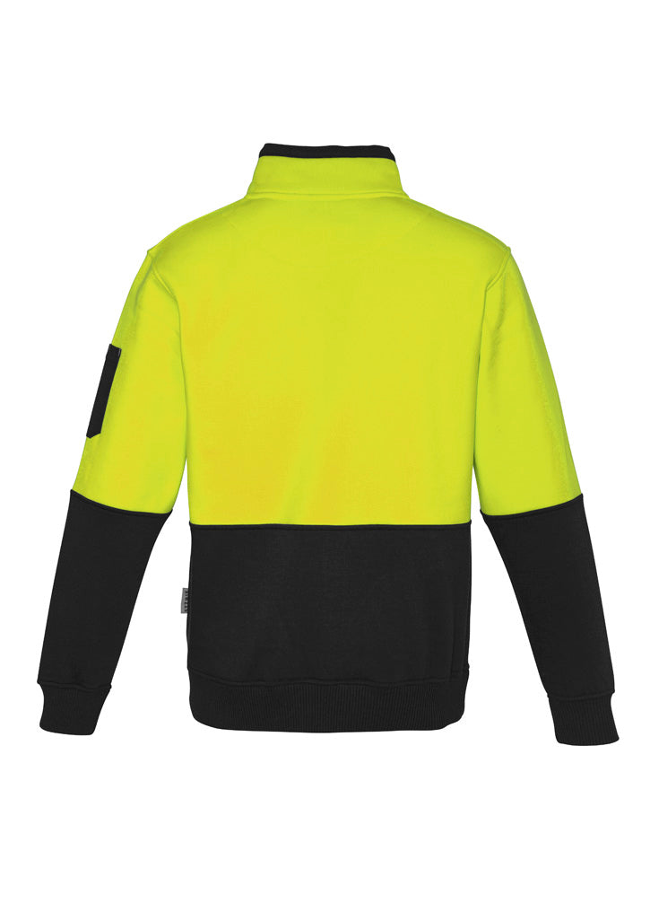 Syzmik Unisex Hi Vis 1/2 Zip Pullover - Yellow/Black