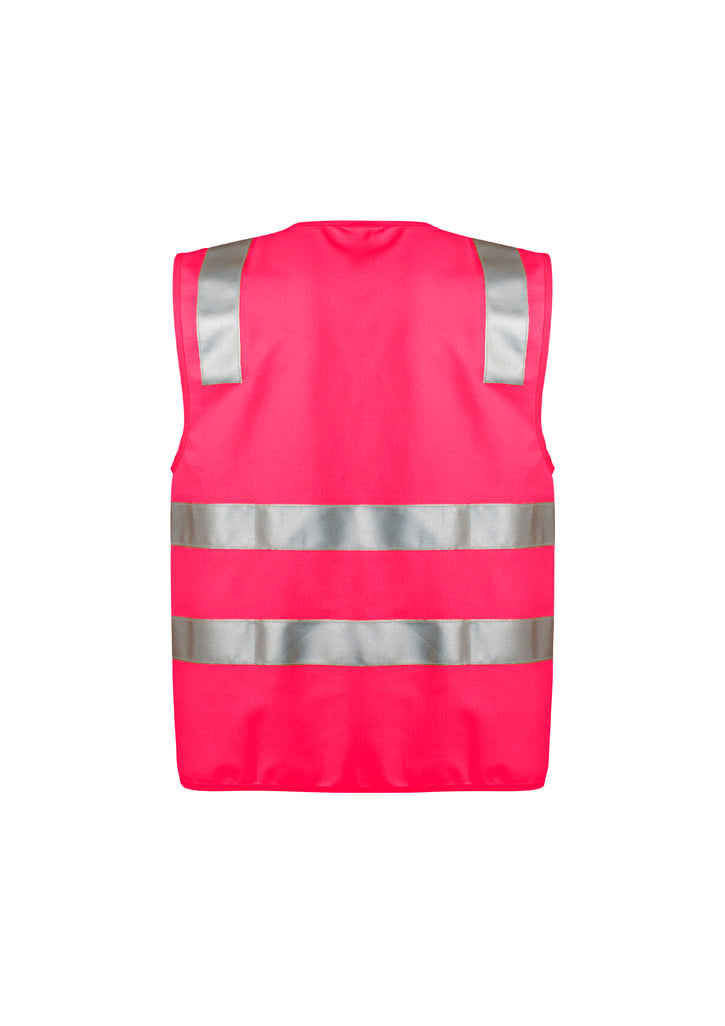 Syzmik Unisex Hi Vis Zip Vest - Pink